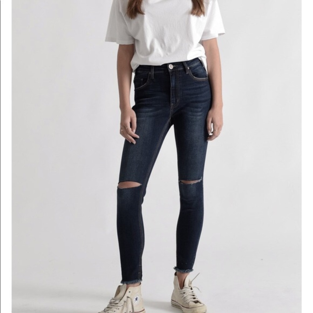 One Teaspoon Auth. Indigo Freebird II highwaist